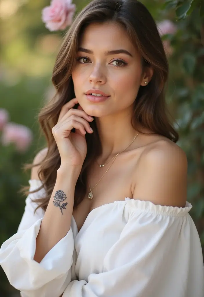 30 Wrist Tattoo Ideas for Women That Are Subtle and Stunning 1 30 Wrist Tattoo Ideas for Women That Are Subtle and Stunning - 1. Tiny Rosebud