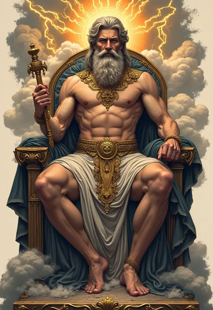 30 Zeus Tattoo Meanings and Design Inspirations - 1. The Authority of Zeus