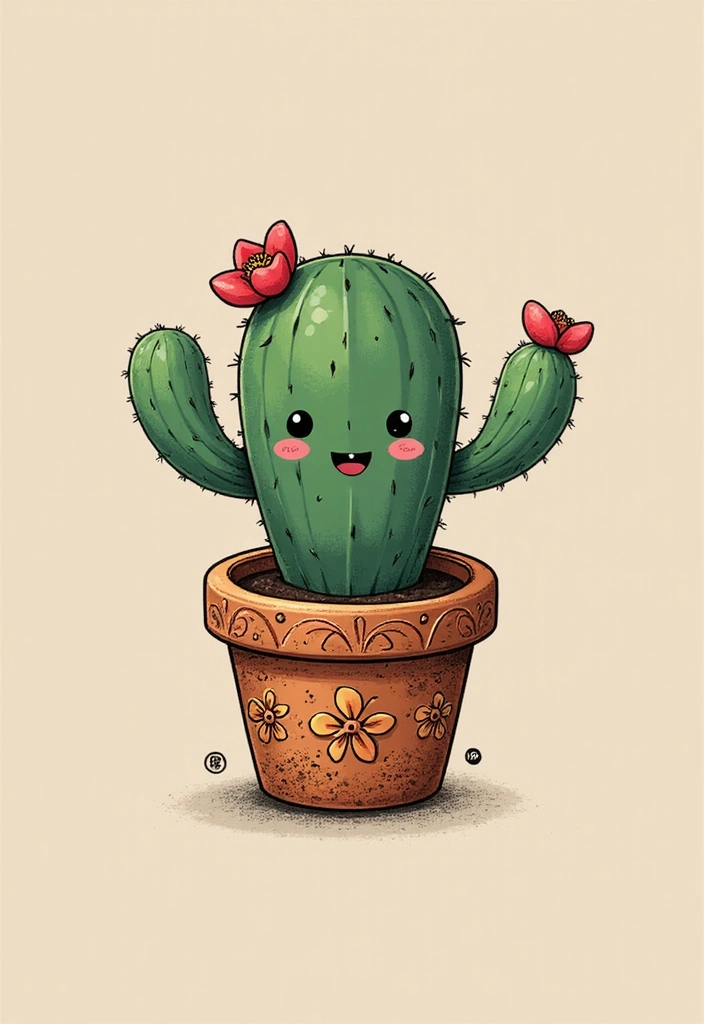 50 Cactus Tattoo Ideas with Minimalist and Symbolic Styles 20 50 Cactus Tattoo Ideas with Minimalist and Symbolic Styles - 20. Cactus in a Pot