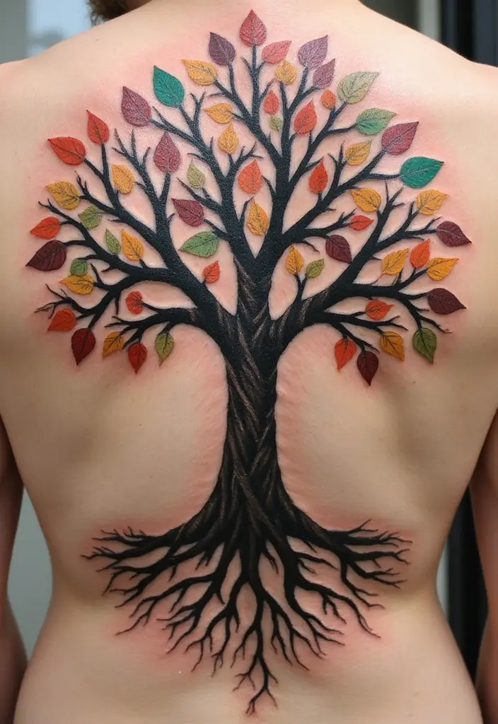 50 Family Tattoo Ideas to Celebrate Love and Connection 20 50 Family Tattoo Ideas to Celebrate Love and Connection - 20. Tree of Life Tattoos