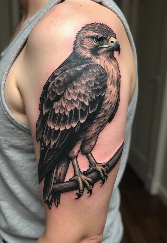 50 Hawk Tattoo Meaning Designs and Symbolism You Should Know 20 50 Hawk Tattoo Meaning Designs and Symbolism You Should Know - 20. The Symbol of Truth