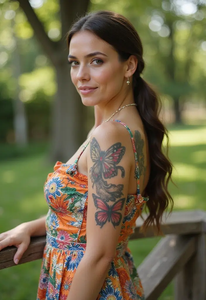 50 Front Shoulder Tattoos for Females That Are Stylish and Bold 21 50 Front Shoulder Tattoos for Females That Are Stylish and Bold - 21. Compelling Collages