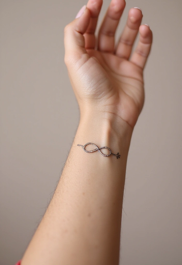 30 Wrist Tattoo Ideas for Women That Are Subtle and Stunning 21 30 Wrist Tattoo Ideas for Women That Are Subtle and Stunning - 21. Delicate Infinity Symbol