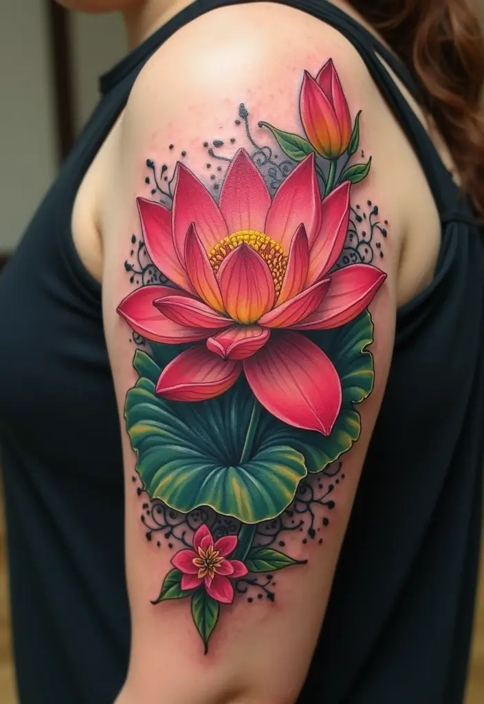 50 Family Tattoo Ideas to Celebrate Love and Connection 22 50 Family Tattoo Ideas to Celebrate Love and Connection - 22. Lotus Flower Tattoos