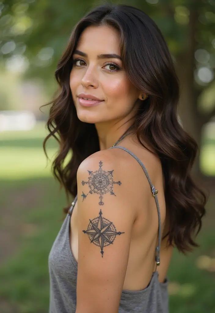 50 Front Shoulder Tattoos for Females That Are Stylish and Bold 22 50 Front Shoulder Tattoos for Females That Are Stylish and Bold - 22. Personalized Designs
