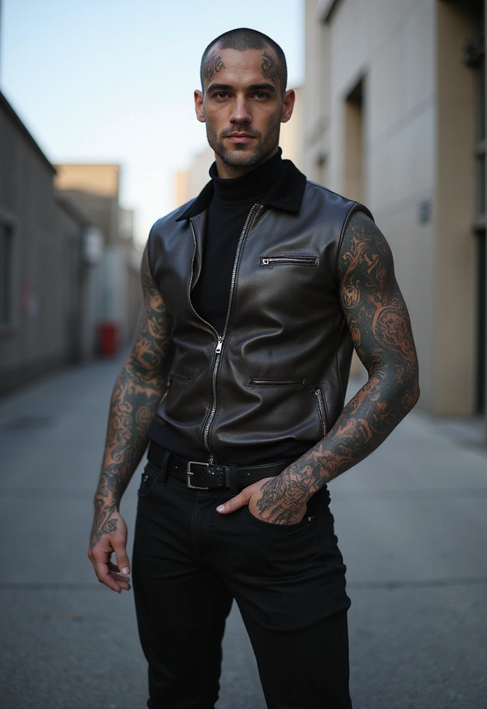 30 Head Tattoos for Men with Unique and Creative Styles 22 30 Head Tattoos for Men with Unique and Creative Styles - 22. 3D Designs