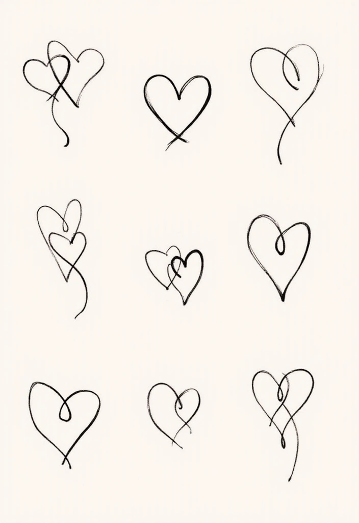 50 Line Art Custom Tattoos for Minimalist and Creative Designs 22 50 Line Art Custom Tattoos for Minimalist and Creative Designs - 22. Friendship Tattoos