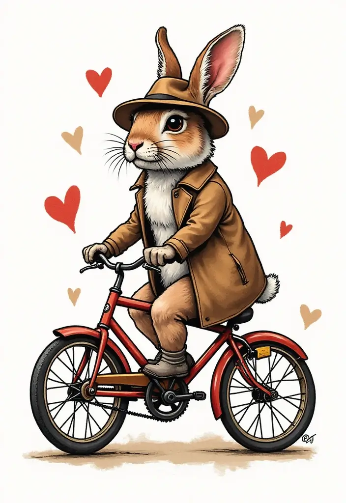 50 Rabbit Tattoo Meaning Inspirations and Cultural Symbolism - 22. Whimsical Artistry