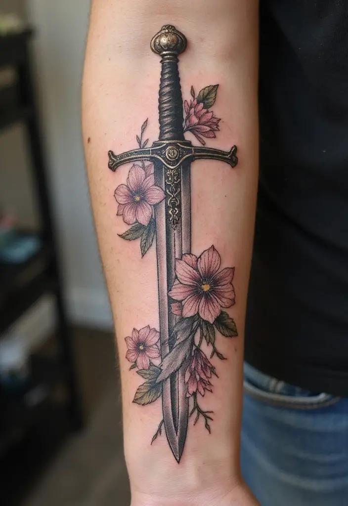50 Sword Tattoo Designs and Symbolism to Inspire Your Next Ink 23 50 Sword Tattoo Designs and Symbolism to Inspire Your Next Ink - 23. Broken Sword