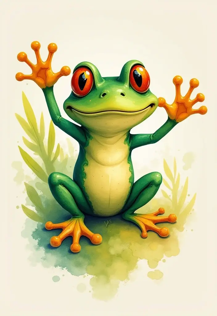 30 Water Tattoo Designs with Flowing Creativity 23 30 Water Tattoo Designs with Flowing Creativity - 23. Playful Frogs