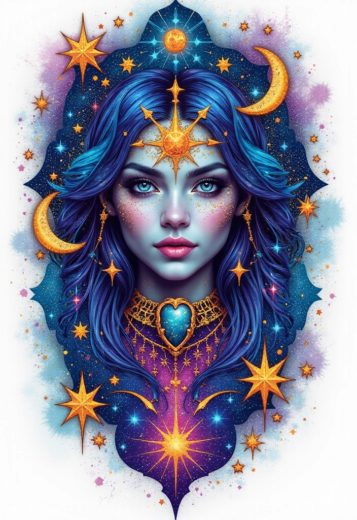 30 Aquarius Tattoos with Zodiac Symbolism and Style 24 30 Aquarius Tattoos with Zodiac Symbolism and Style - 24. Aquarius Cosmic Tattoos