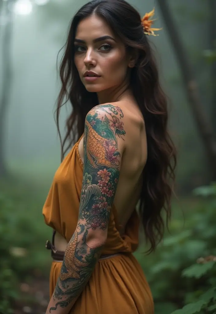 30 Elbow Tattoo Designs with Unique and Eye-Catching Styles - 24. Fantasy Elements