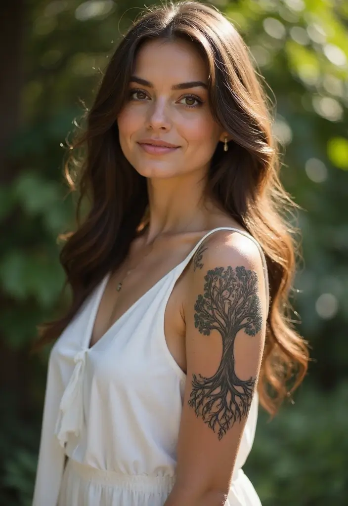 50 Front Shoulder Tattoos for Females That Are Stylish and Bold 24 50 Front Shoulder Tattoos for Females That Are Stylish and Bold - 24. Tattoos with Meaning