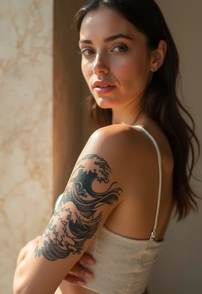 50 Beautiful Hand Tattoos for Women with Unique Design Ideas 24 50 Beautiful Hand Tattoos for Women with Unique Design Ideas - 24. Ripple Effect Tattoos