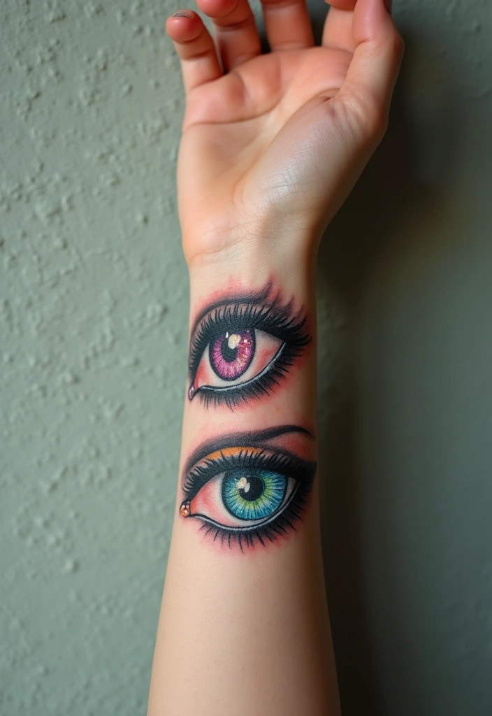 50 Creative Cat Tattoo Ideas for Every Style - 25. Cat Eyes