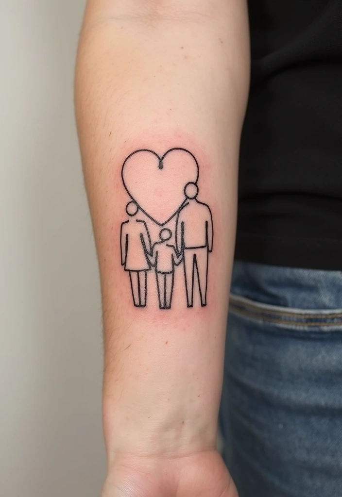 50 Family Tattoo Ideas to Celebrate Love and Connection 25 50 Family Tattoo Ideas to Celebrate Love and Connection - 25. Minimalist Tattoos