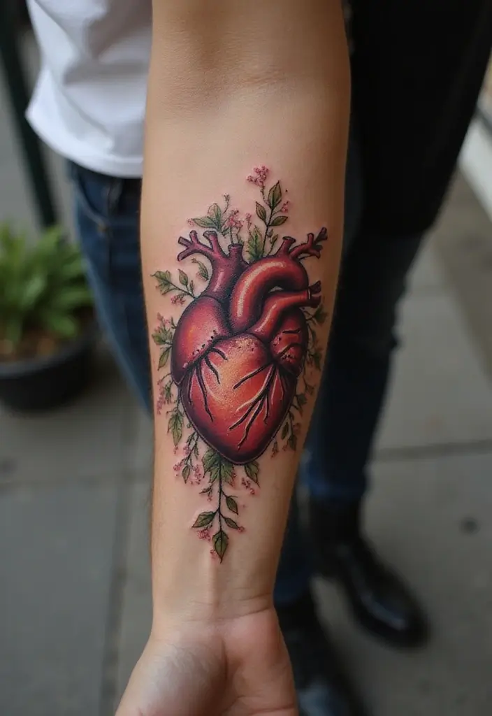 30 Native American Arm Tattoos with Deep Cultural Meaning 25 30 Native American Arm Tattoos with Deep Cultural Meaning - 25. The Heart: Love and Connection
