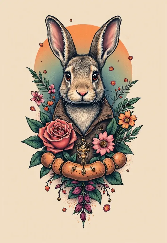 50 Rabbit Tattoo Meaning Inspirations and Cultural Symbolism - 25. Tattooing for Self-Expression