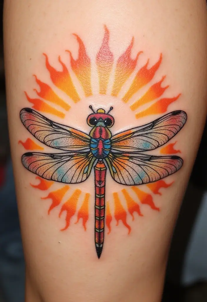 30 Significance of a Dragonfly Tattoo Ideas and Meanings 25 30 Significance of a Dragonfly Tattoo Ideas and Meanings - 25. Connection to the Sun and Light