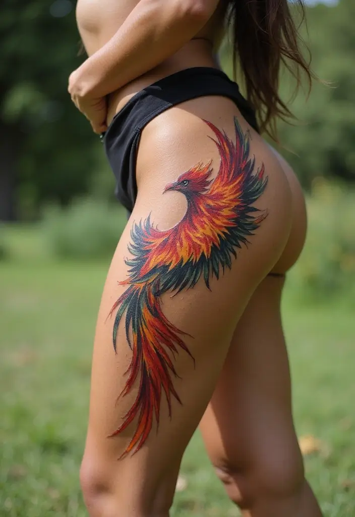 50 Above the Knee Tattoo Ideas with Unique Placement Designs 26 50 Above the Knee Tattoo Ideas with Unique Placement Designs - 26. Body Art with Purpose