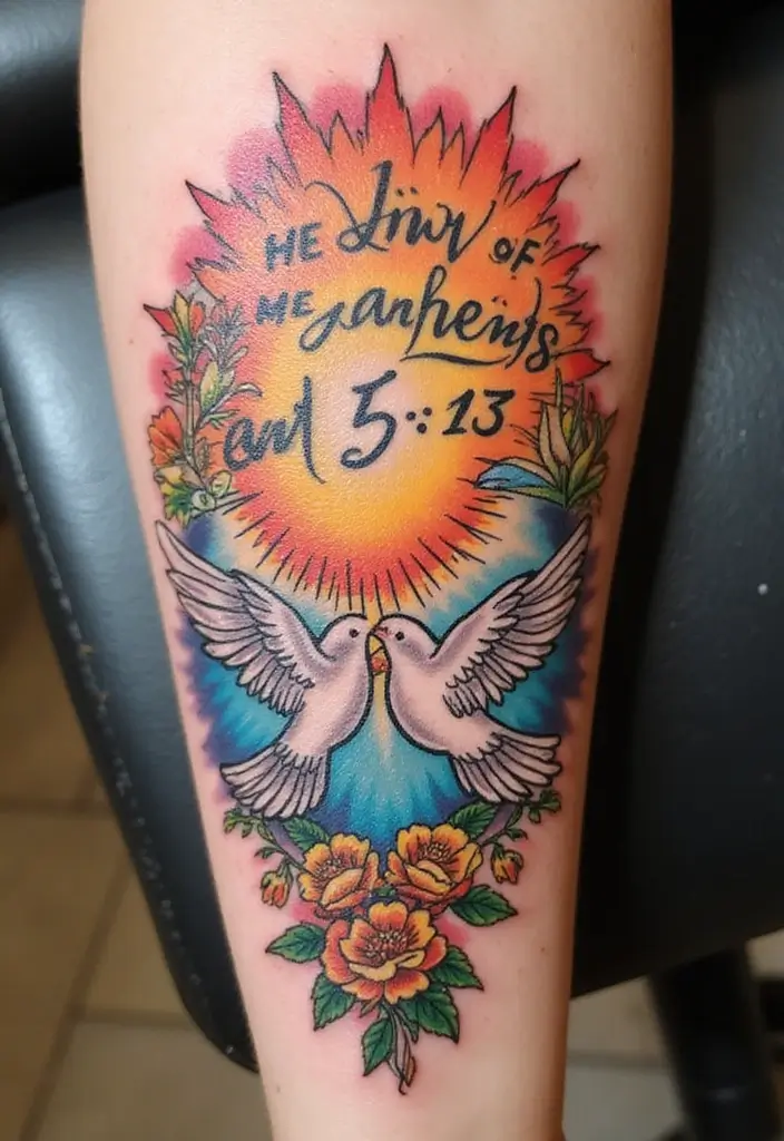 50 Beautiful Bible Verse Tattoo Ideas for Faith and Inspiration 26 50 Beautiful Bible Verse Tattoo Ideas for Faith and Inspiration - 26. Romans 15:13 - 'May the God of hope fill you with all joy and peace'