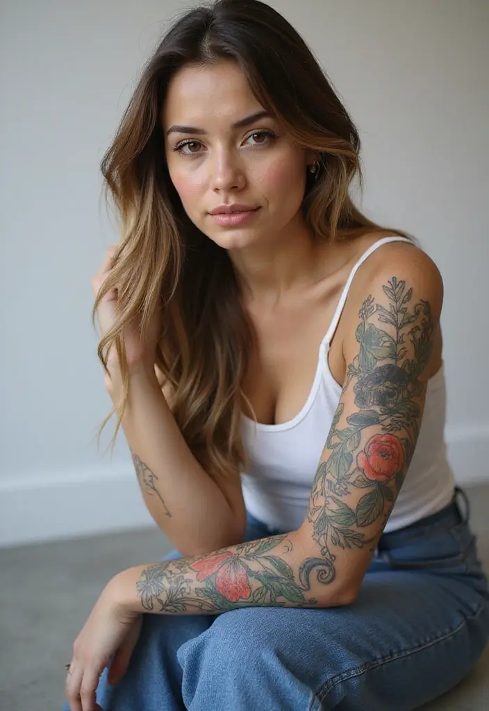 30 Elbow Tattoo Designs with Unique and Eye-Catching Styles - 26. Modern Illustrative Tattoos