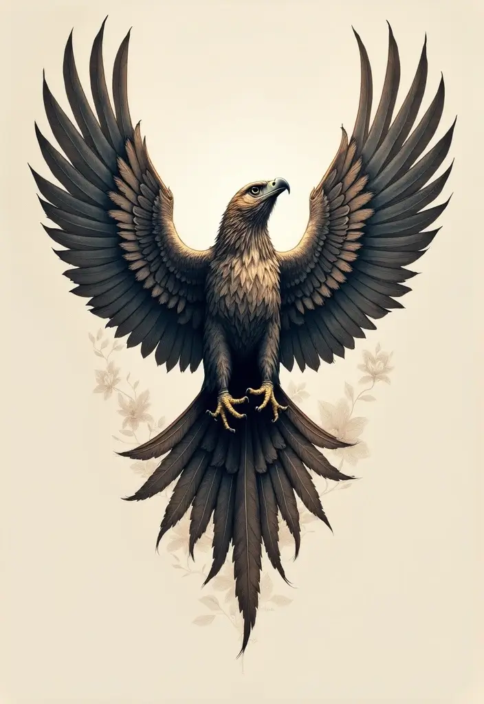 50 Hawk Tattoo Meaning Designs and Symbolism You Should Know 26 50 Hawk Tattoo Meaning Designs and Symbolism You Should Know - 26. The Balance of Power