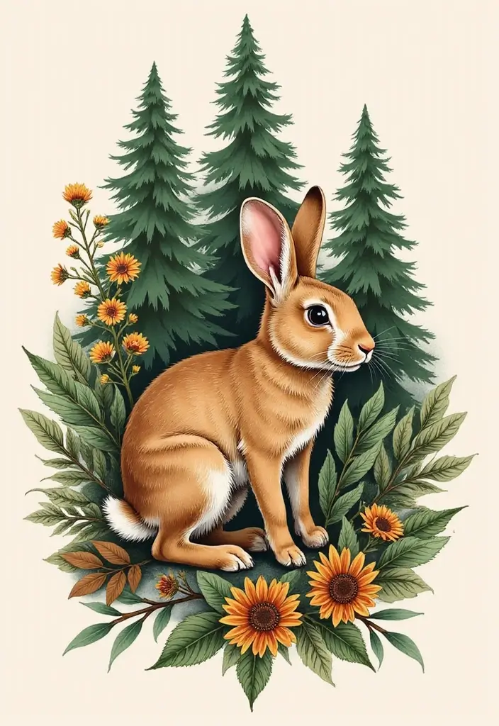 50 Rabbit Tattoo Meaning Inspirations and Cultural Symbolism - 26. Environmental Awareness
