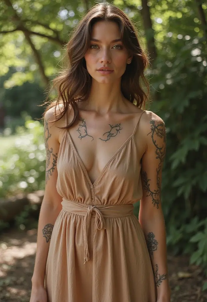 30 Vine Tattoos That Showcase Natural Beauty 26 30 Vine Tattoos That Showcase Natural Beauty - 26. Symbolic Vines