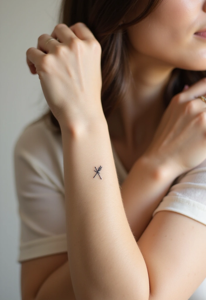 30 Wrist Tattoo Ideas for Women That Are Subtle and Stunning 26 30 Wrist Tattoo Ideas for Women That Are Subtle and Stunning - 26. Minimalist Arrow