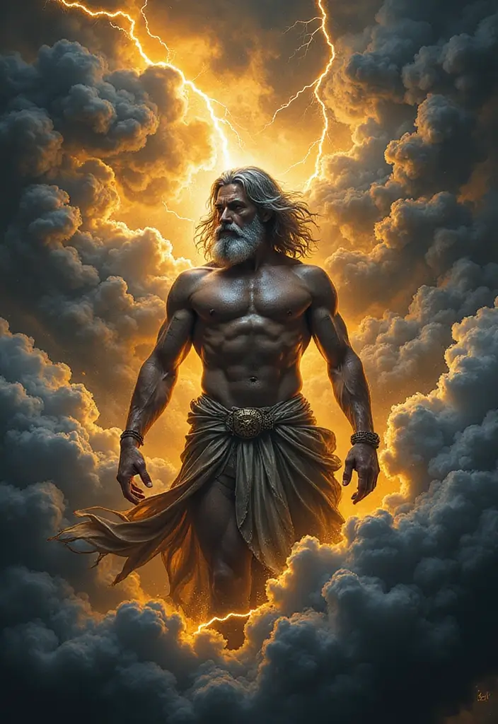 30 Zeus Tattoo Meanings and Design Inspirations - 27. The Thunderous Roar