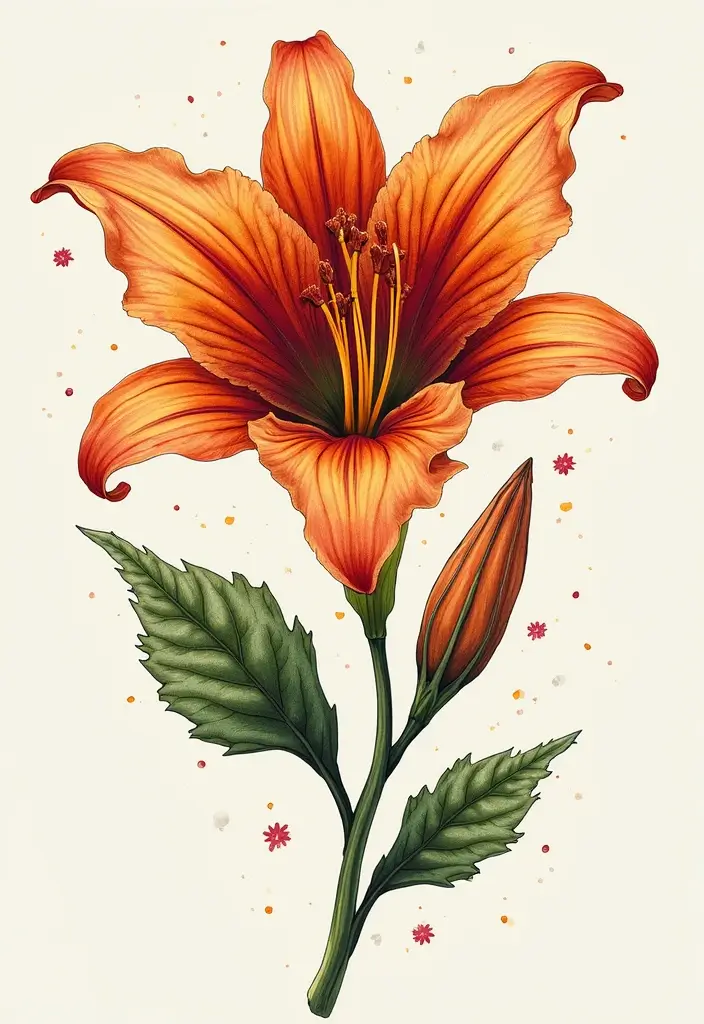 50 Stargazer Lily Tattoos with Elegant and Symbolic Designs 28 50 Stargazer Lily Tattoos with Elegant and Symbolic Designs - 28. Seasonal Themes