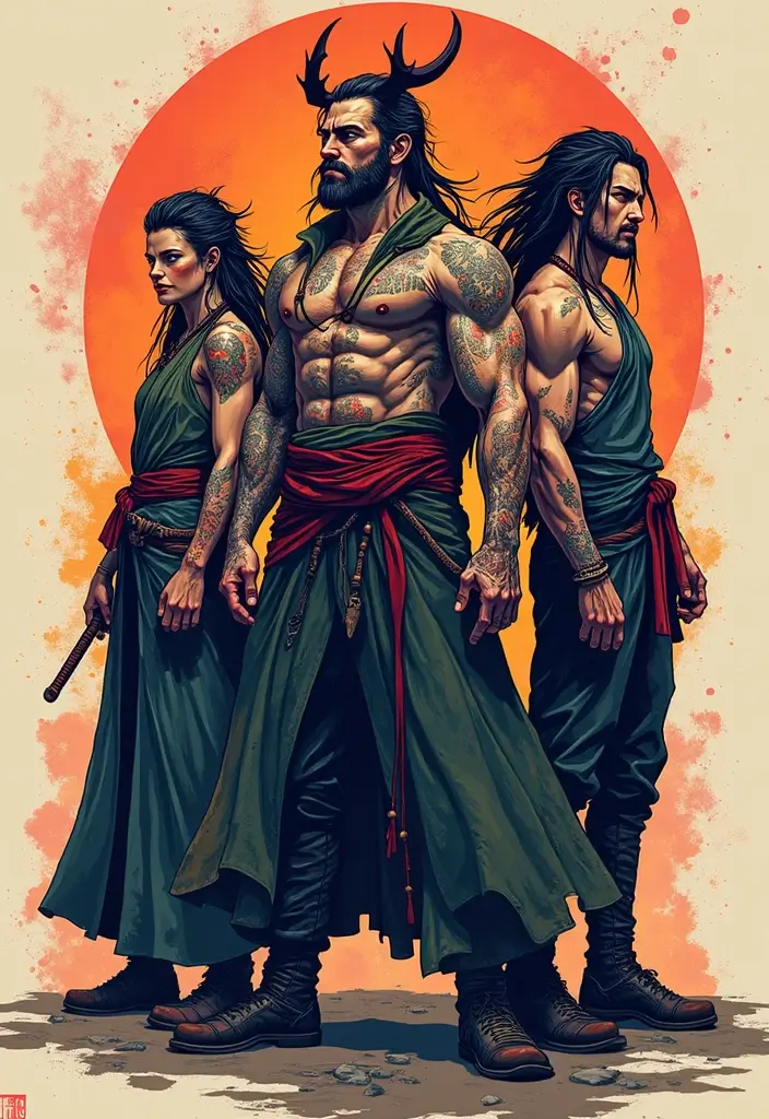 50 Stunning Demon Slayer Tattoo Ideas for Anime Fans - 28. The Unity of the Corps