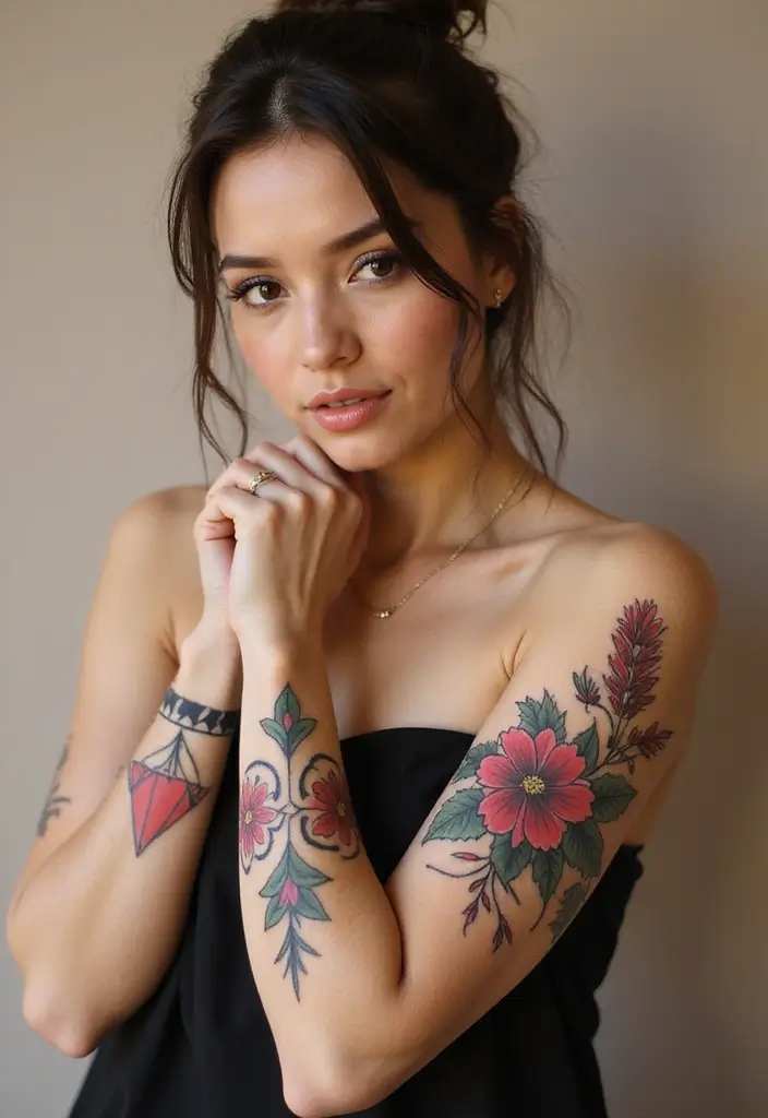 30 Elbow Tattoo Designs with Unique and Eye-Catching Styles - 28. Custom Designs