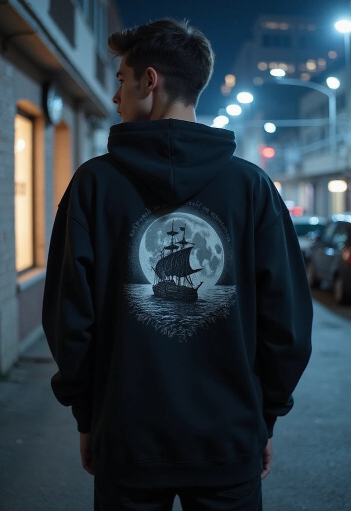 30 Moon Phase Tattoo Ideas with Symbolism and Elegant Designs 28 30 Moon Phase Tattoo Ideas with Symbolism and Elegant Designs - 28. Moon with a Ship