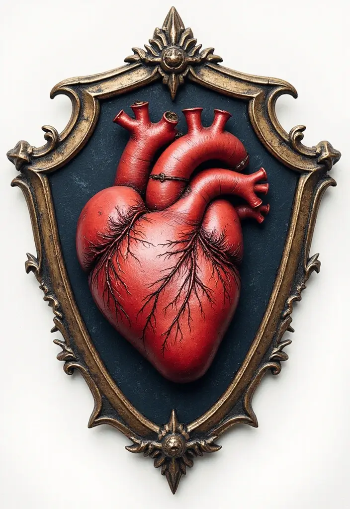 30 Sacred Heart Tattoo Ideas with Spiritual Symbolism 28 30 Sacred Heart Tattoo Ideas with Spiritual Symbolism - 28. Sacred Heart with a Shield