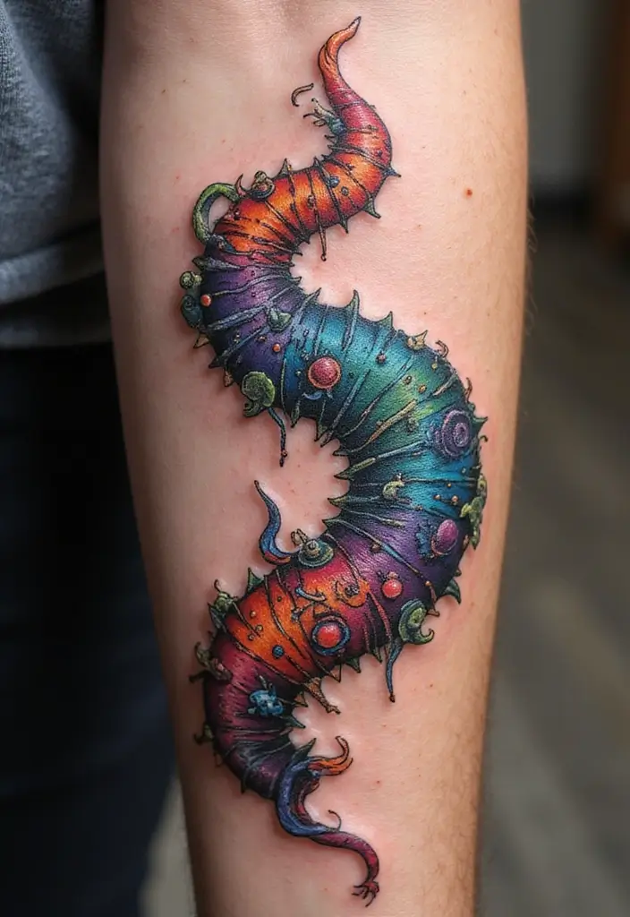 30 Biomech Tattoo Ideas with Futuristic and Bold Designs - 29. Biomech Spiral