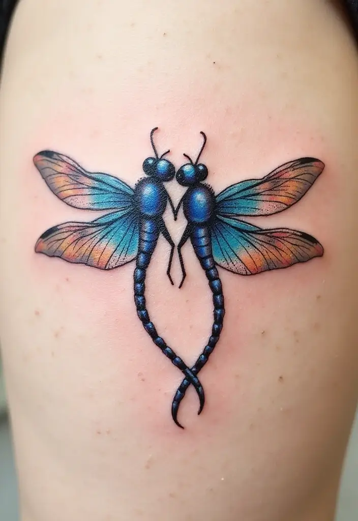 30 Significance of a Dragonfly Tattoo Ideas and Meanings 29 30 Significance of a Dragonfly Tattoo Ideas and Meanings - 29. Embracing Change in Relationships
