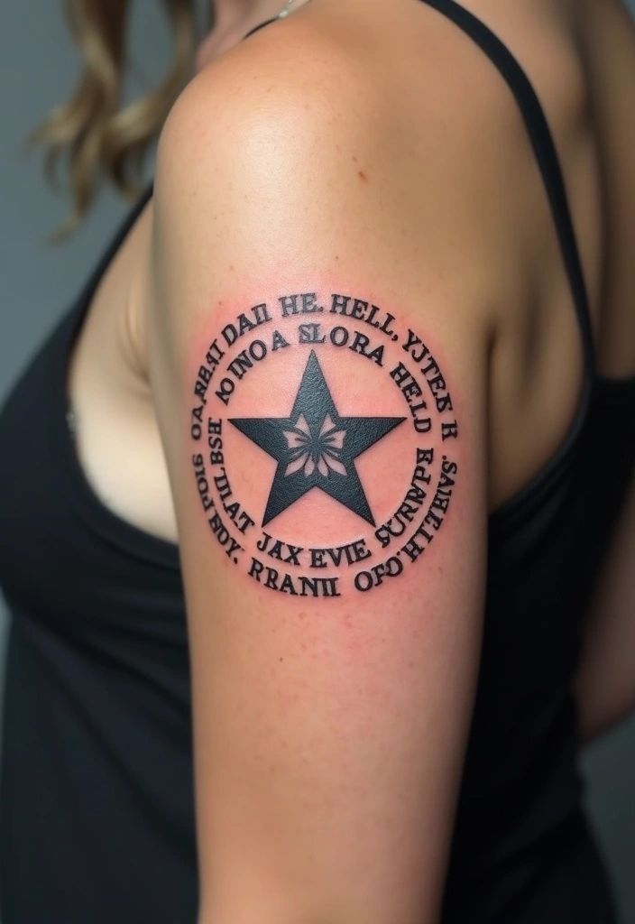 30 Star Tattoos That Are Timeless and Beautiful 29 30 Star Tattoos That Are Timeless and Beautiful - 29. Star Tattoos as Reminders