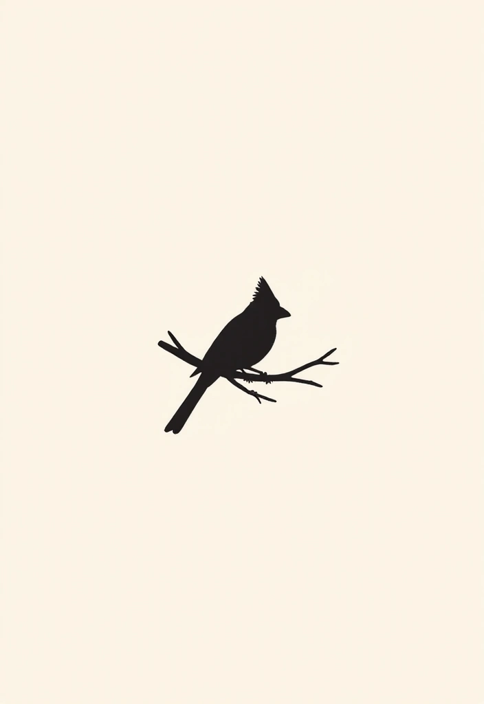 50 Cardinal Tattoo Ideas with Symbolism and Beautiful Designs - 2. Minimalist Cardinal