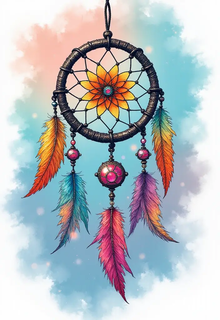 50 Dream Catcher Tattoo Meaning Ideas with Deep Symbolism 2 50 Dream Catcher Tattoo Meaning Ideas with Deep Symbolism - 2. The Symbol of Dreams