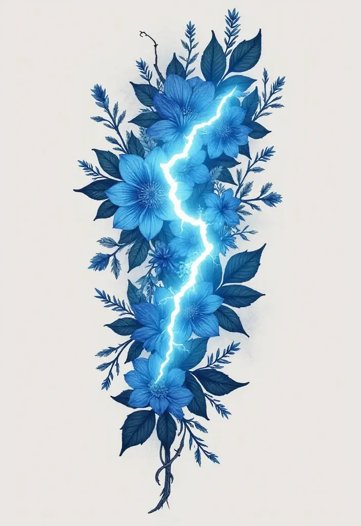 30 Zeus Tattoo Meanings and Design Inspirations - 2. Lightning Bolt Symbolism