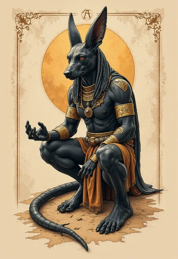 30 Anubis Tattoo Designs with Ancient Egyptian Symbolism 30 30 Anubis Tattoo Designs with Ancient Egyptian Symbolism - 30. Anubis as a Guardian