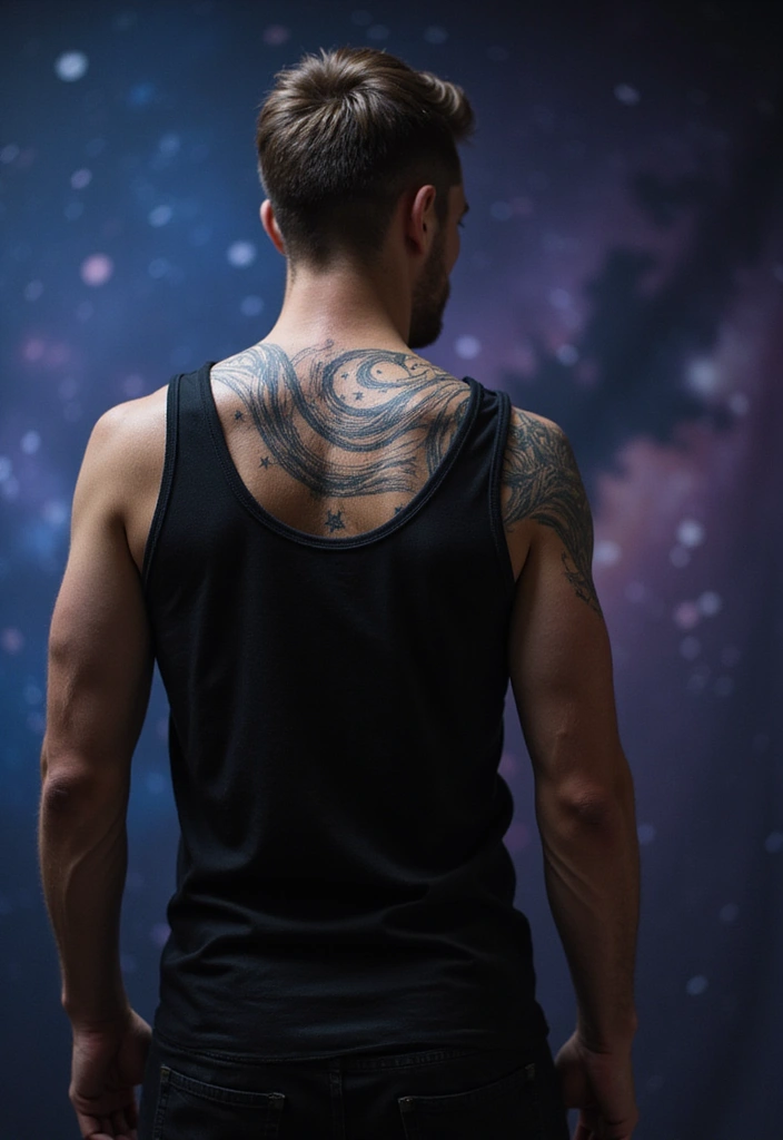 30 Star Tattoos for Men with Bold and Inspiring Ideas 30 30 Star Tattoos for Men with Bold and Inspiring Ideas - 30. Star Trails: The Path of Time