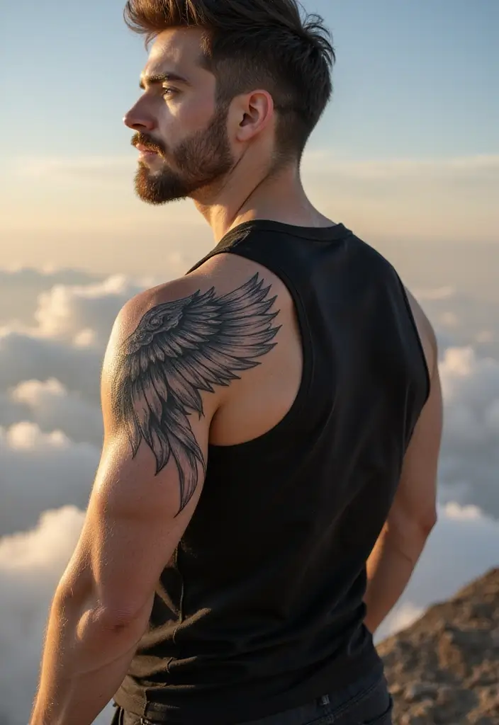 30 Viking Tattoo Designs with Historical and Mythological Meaning 30 30 Viking Tattoo Designs with Historical and Mythological Meaning - 30. The Valkyrie’s Wing