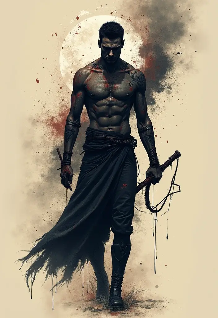 50 Berserk Tattoo Ideas Inspired by the Iconic Manga 31 50 Berserk Tattoo Ideas Inspired by the Iconic Manga - 31. The Journey Through Shadows