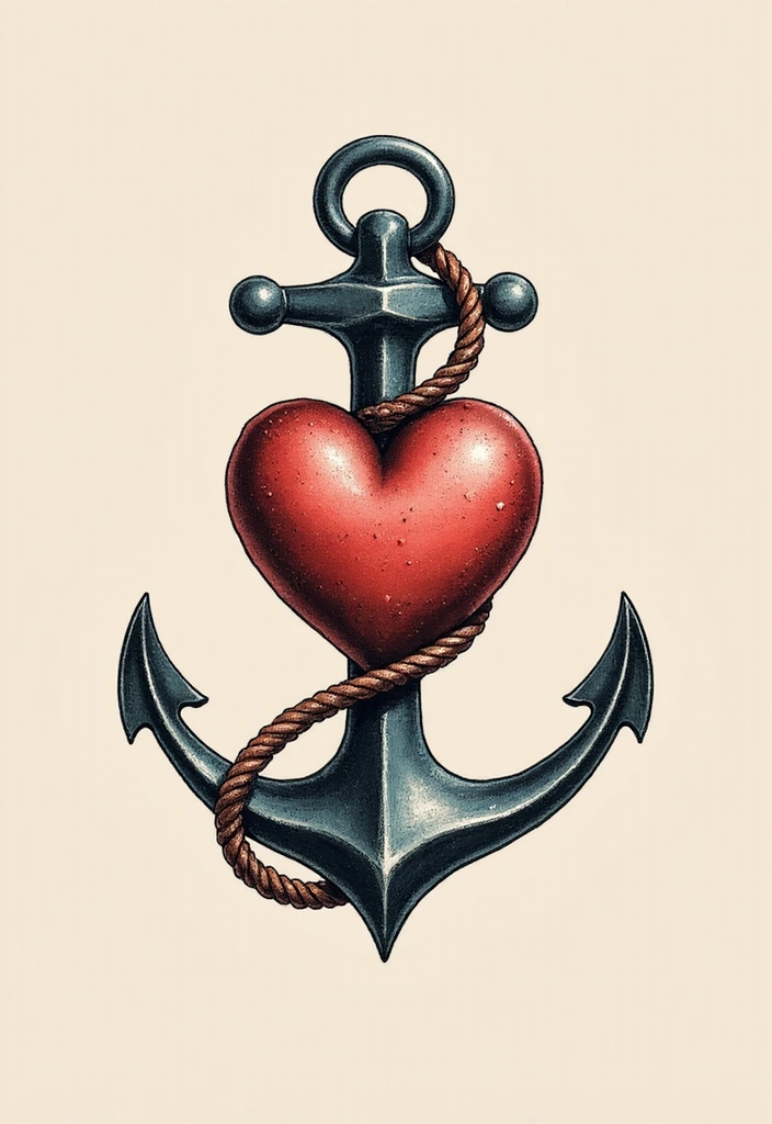 50 Family Tattoo Ideas to Celebrate Love and Connection 31 50 Family Tattoo Ideas to Celebrate Love and Connection - 31. Anchor and Heart Tattoos