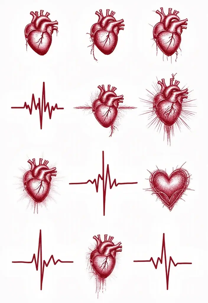 30 Heart Beat Tattoo Designs with Special Meaning 31 30 Heart Beat Tattoo Designs with Special Meaning - Conclusion