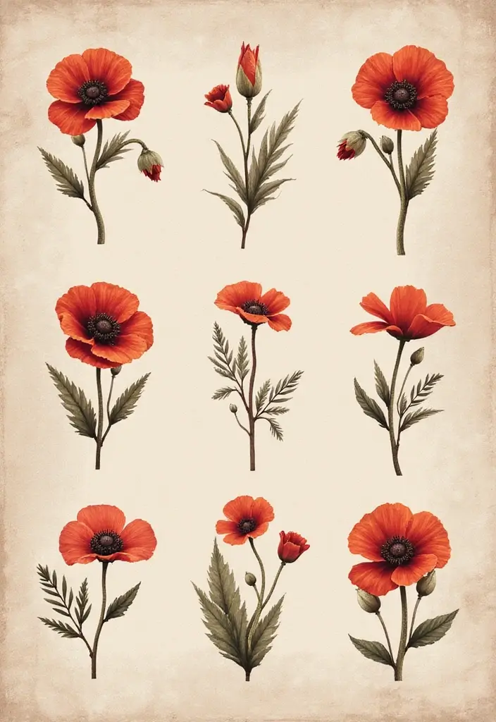 30 Poppy Tattoo Ideas with Symbolic Meanings 31 30 Poppy Tattoo Ideas with Symbolic Meanings - Conclusion