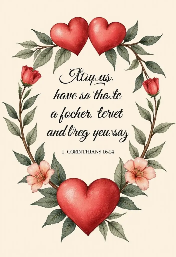 50 Beautiful Bible Verse Tattoo Ideas for Faith and Inspiration 32 50 Beautiful Bible Verse Tattoo Ideas for Faith and Inspiration - 32. 1 Corinthians 16:14 - 'Do everything in love'